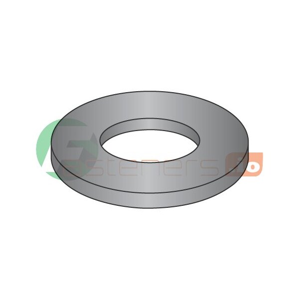 Newport Fasteners Flat Washer, For Screw Size #3 , Steel Black Zinc Finish, 10000 PK 406330 - main